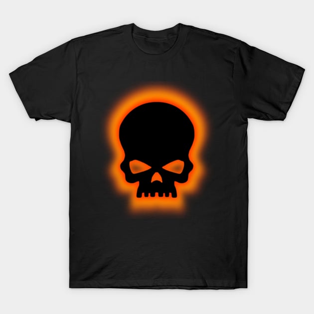 Halloween Skull T-Shirt by Celtic Morrigan